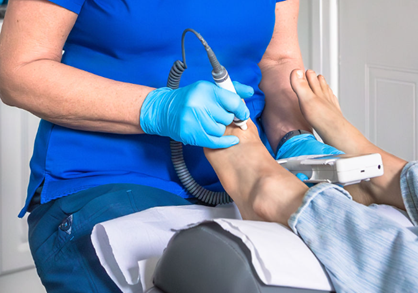 Doppler device for diabetic foot check